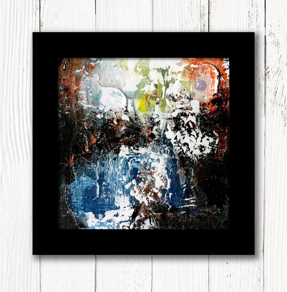 Mystic Journey 35 - Framed Textural Abstract Painting by Kathy Morton Stanion