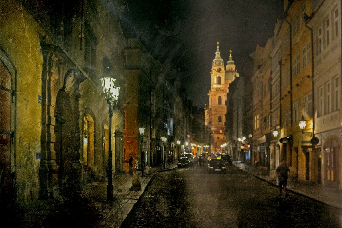 *In the streets of Prague - Hahnemuhle Photo Rag by Sandra Roeken