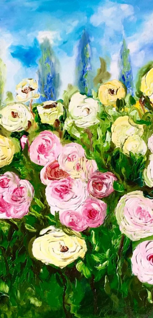 Rose garden by Olga Koval
