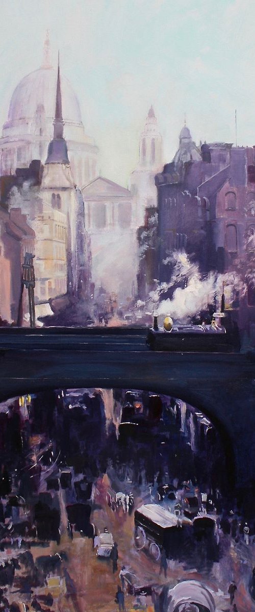 Victorian London in the shadow of St. Pauls by Simon Jones