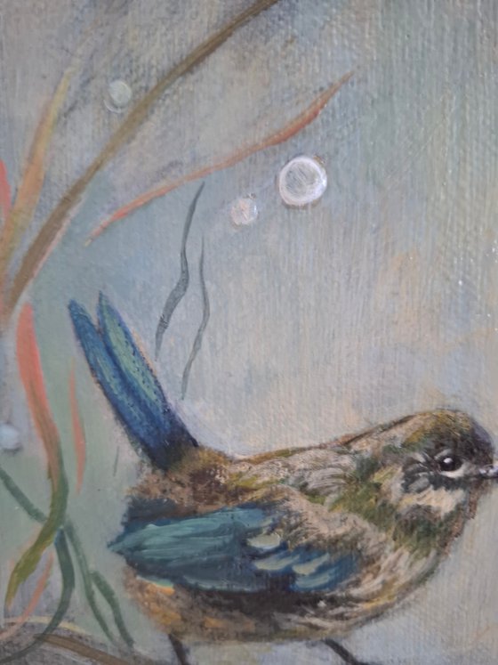 Acrylic painting "Bird"