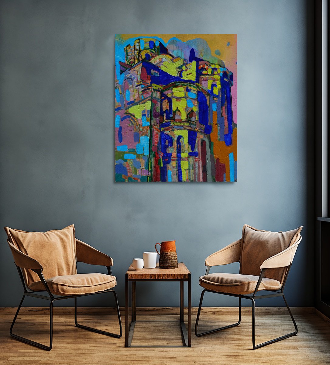 Expressive Oil Painting , Mesembria By Ivan Stoyanov, 24 X 29, Artwork For Sale On Artfinder