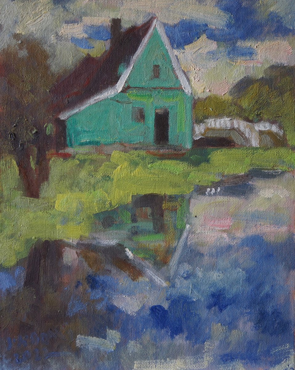 Stream In Van Goghs Hometown Netherlands By Jixiang Dong, 8 X 10, Artwork For Sale On Artfinder
