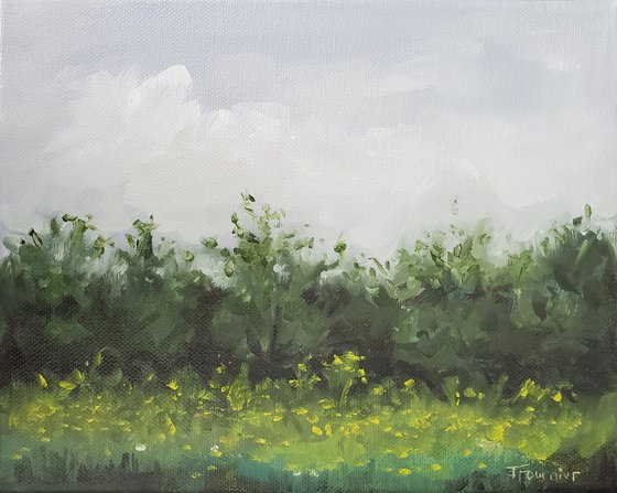 Misty Morning - Plein Air