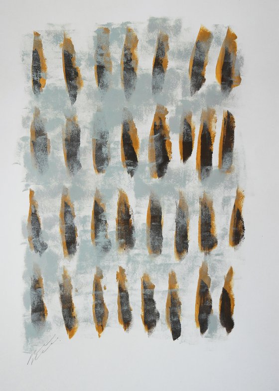 Natural dots -  Art on paper - 21F (50x70)