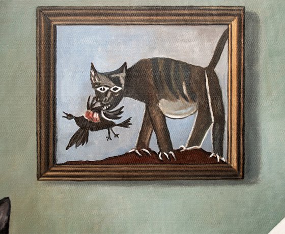 Cat Awaits the Apocalypse, You Think Dinner