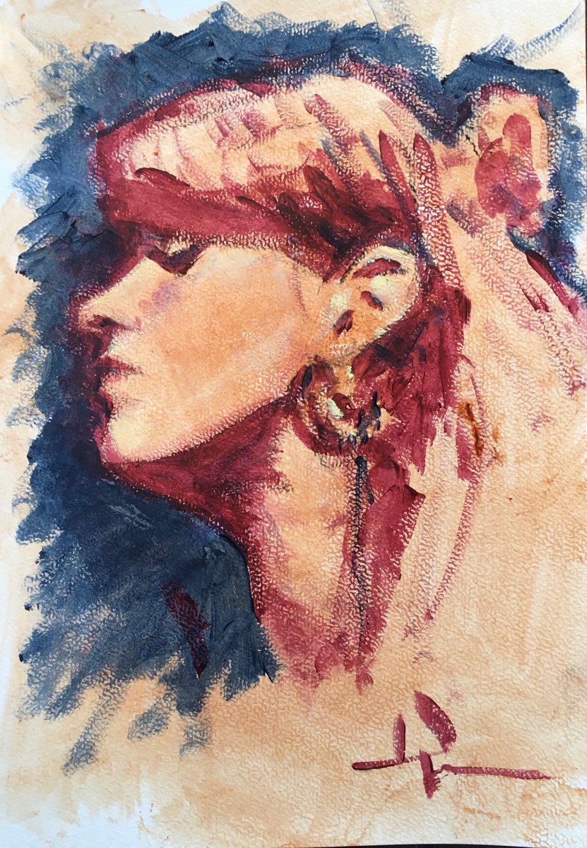 Louise By Dominique Deve, 8 X 11, Artwork For Sale On Artfinder