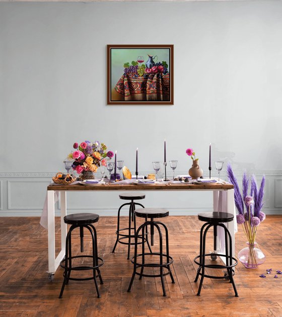 Still Life with Armenian Carpet