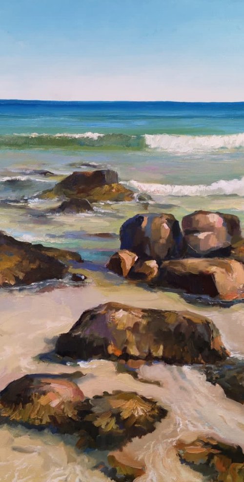 Returning to the summer beach by Alexander Koltakov
