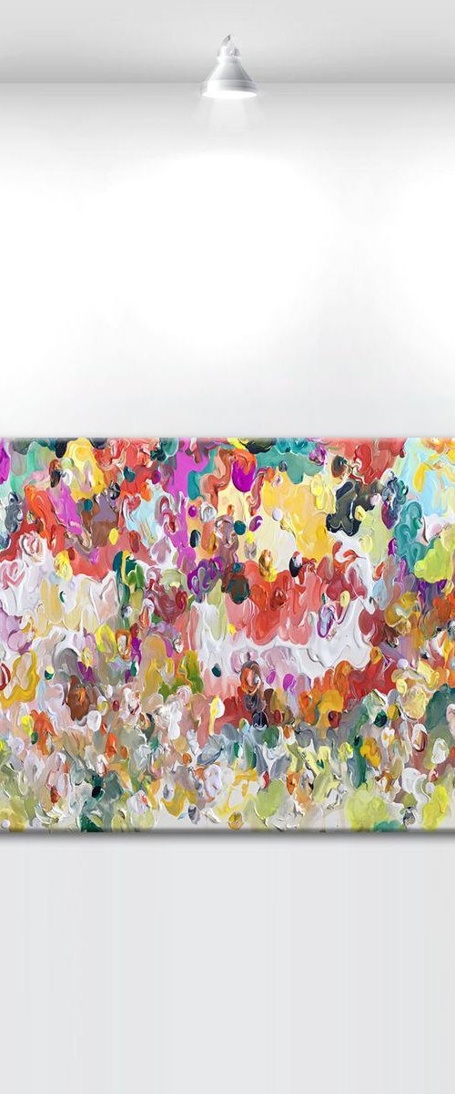 'Orchis' - 48x20" by Tatiana Georgieva