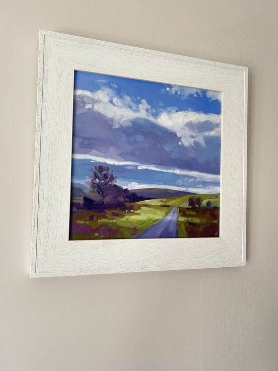 Mynydd Illtud Sunlit Road