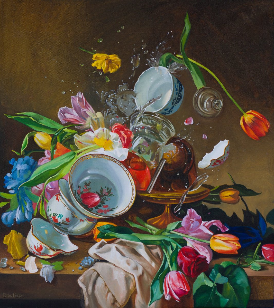 The Second Before Silence By Dita Galas, 31 X 35, Artwork For Sale On Artfinder