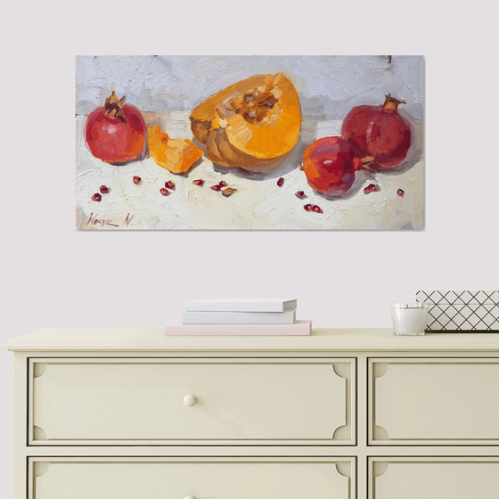 Pomegranate and pumpkin