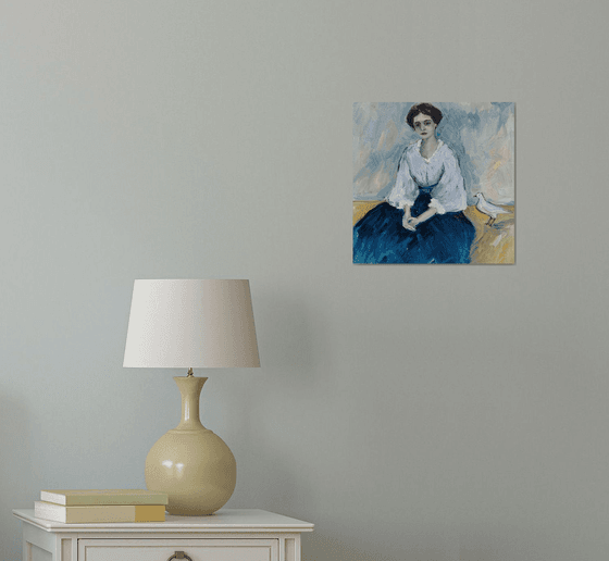 Woman with a Bird