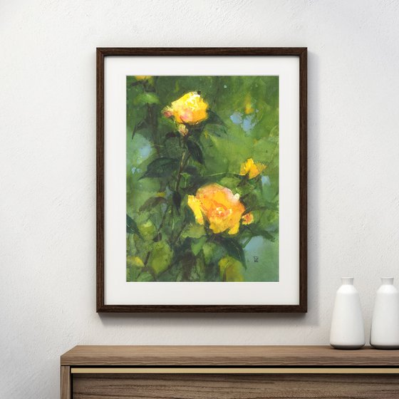 Summer Breath of Yellow Blooms