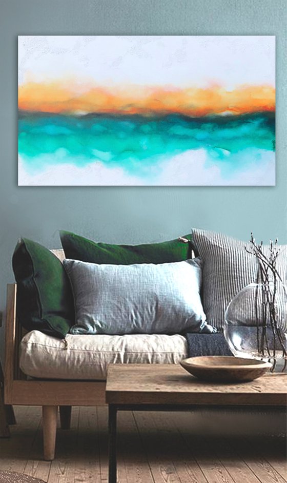 abstract sunrising (120 x 70 cm) Dee Brown