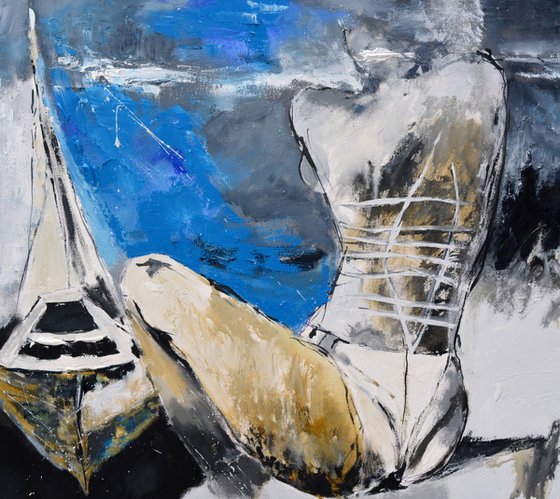 An anchor and a dreaming girl