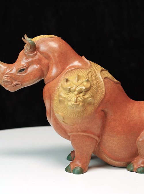 Rhino General（Dunhuang color） by Zhao Yongchang 赵永昌