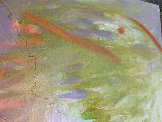 Landschaft mit der Burg Madenburg