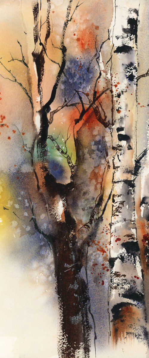 Birch Trees by Sophie Rodionov