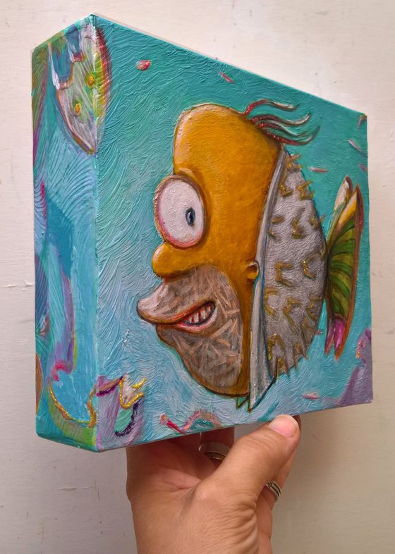 HOMER FISH - ( 19,5 x 22 x 5,5 cm )