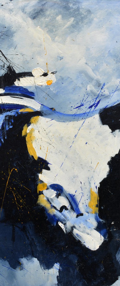 Abstract bull- 8823 by Pol Henry Ledent