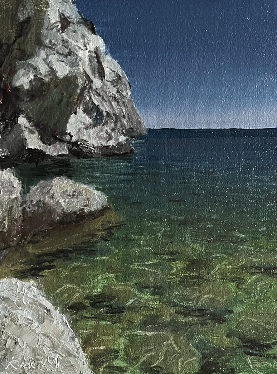 The Rocky Shore By Michael Rak, 7 X 9, Artwork For Sale On Artfinder