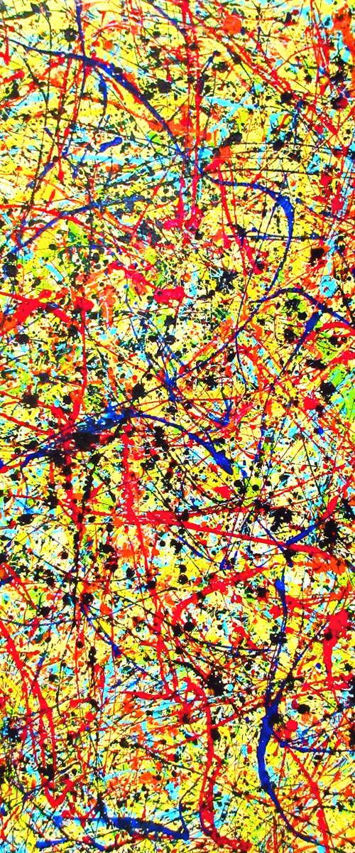 PLAYFUL LINES, Pollock way by Tomaž Gorjanc - Tomo