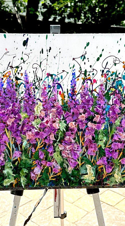 Purple Meadow by Lena Owens