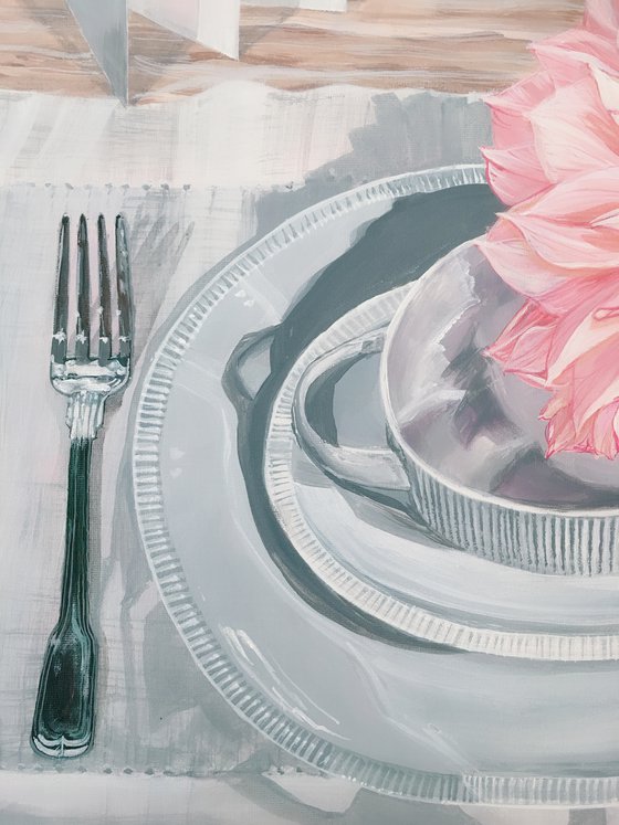 A Life Time Banquet – Dahlia in a Tea Cup