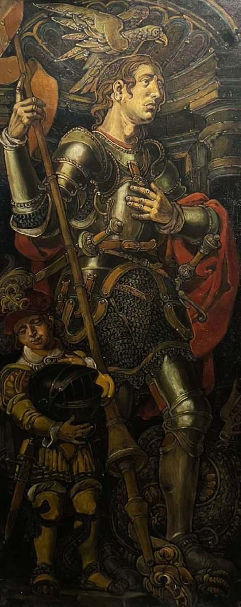 Surrealistic Oil Painting , Infantryman By Oleg And Alexander Litvinov, 35 X 20, Artwork For Sale On Artfinder