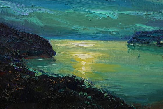 Night over the bay