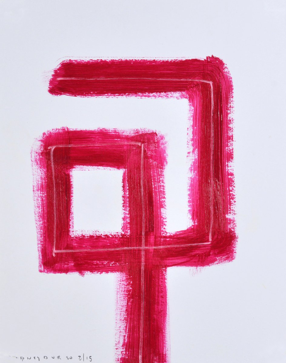 Signs & Symbols Pink (2) by Rodney Durso