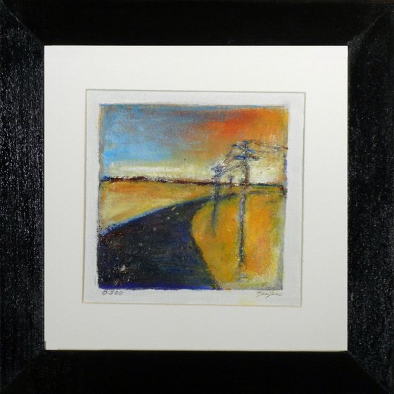 Small Framed Painting BJ08 Highway Abstract art