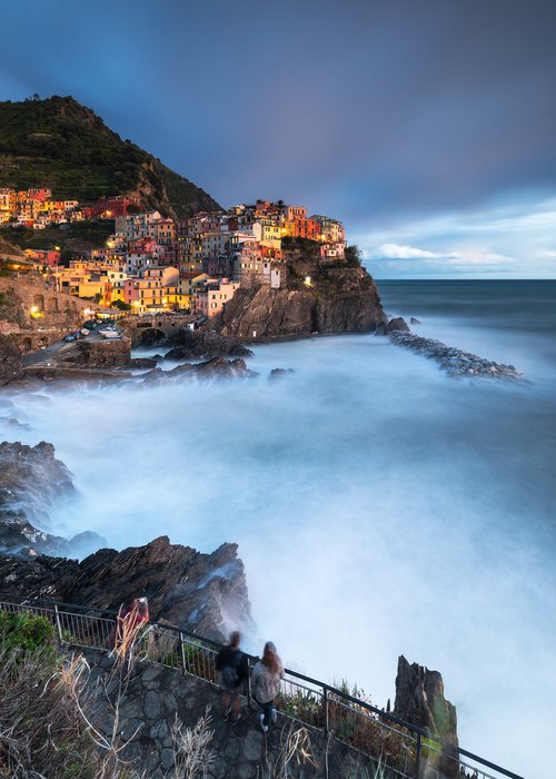 AN EVENING IN MANAROLA by Giovanni Laudicina