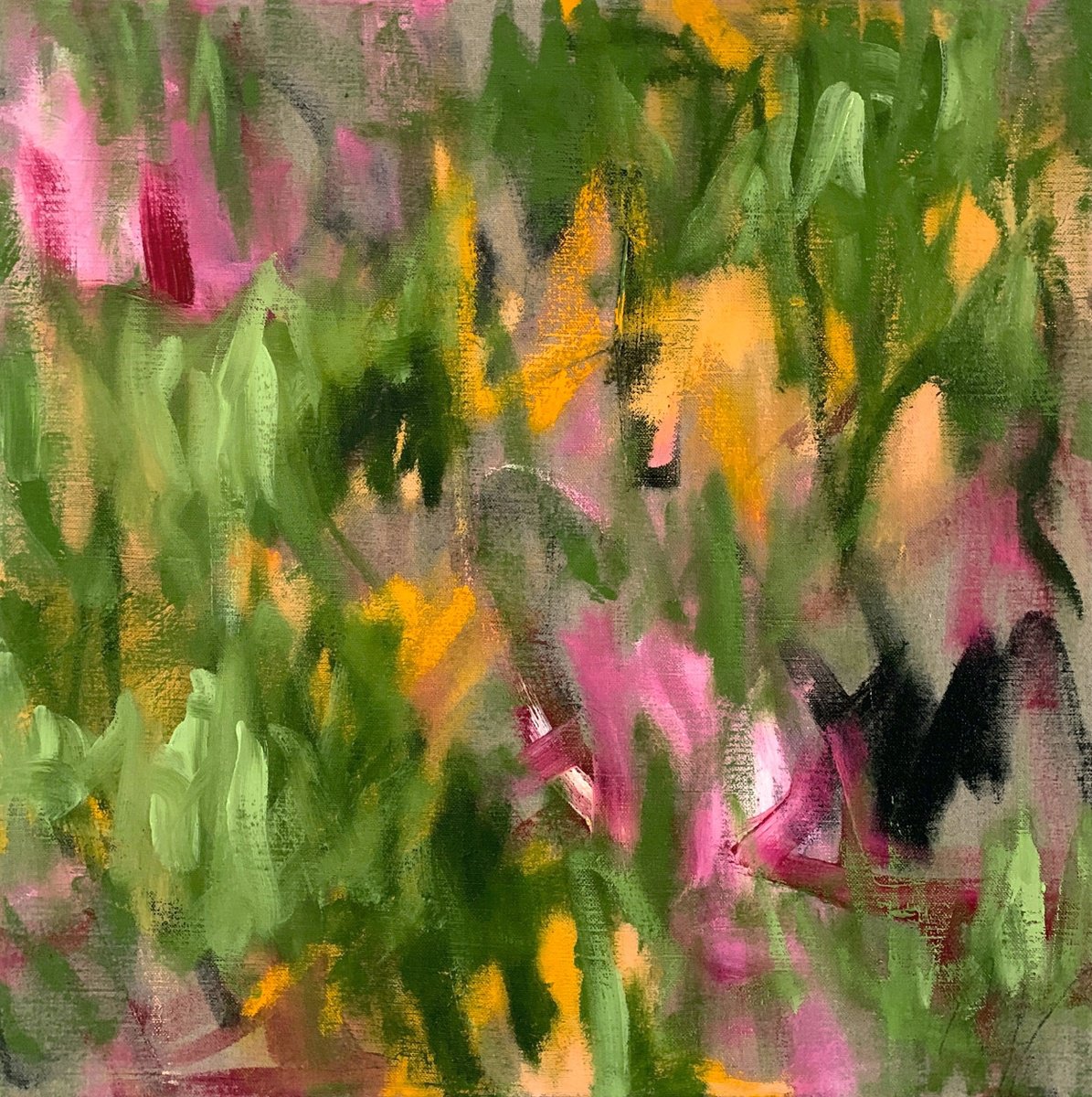 Wild Garden By Tammy Silbermann, 18 X 18, Artwork For Sale On Artfinder