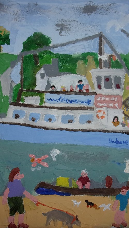 St Mawes Ferry, Cornwall by Ted Wates