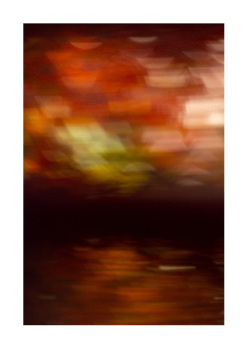Abstract Photograph By Yuan Hua Jia, 29 X 41", Abstract - Beautiful Colors #2, Original Artwork