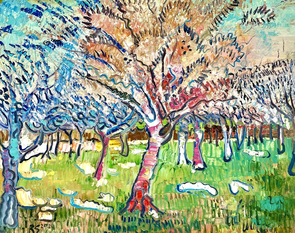 Garden 2024 By Roman Sleptsuk, 20 X 16, Artwork For Sale On Artfinder