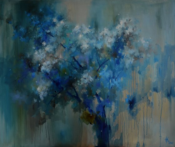 Blossoming. In Blue