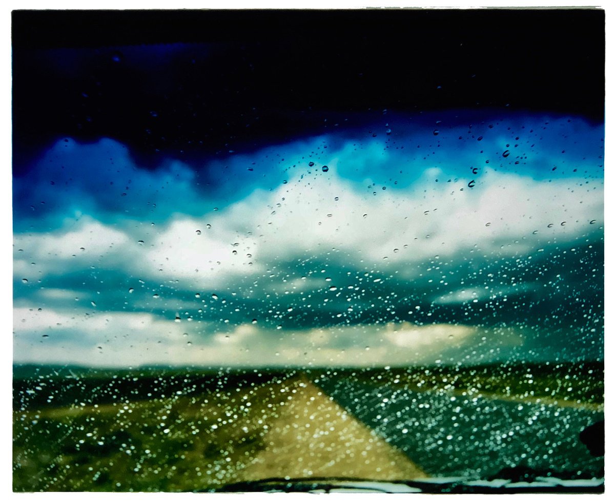 Expressive Landscape Photograph By Richard Heeps, 36 X 29", Tinted Window, Parys, Original Artwork