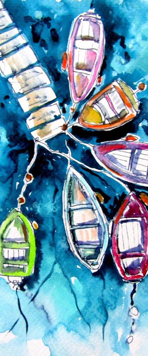 Boats III by Kovács Anna Brigitta