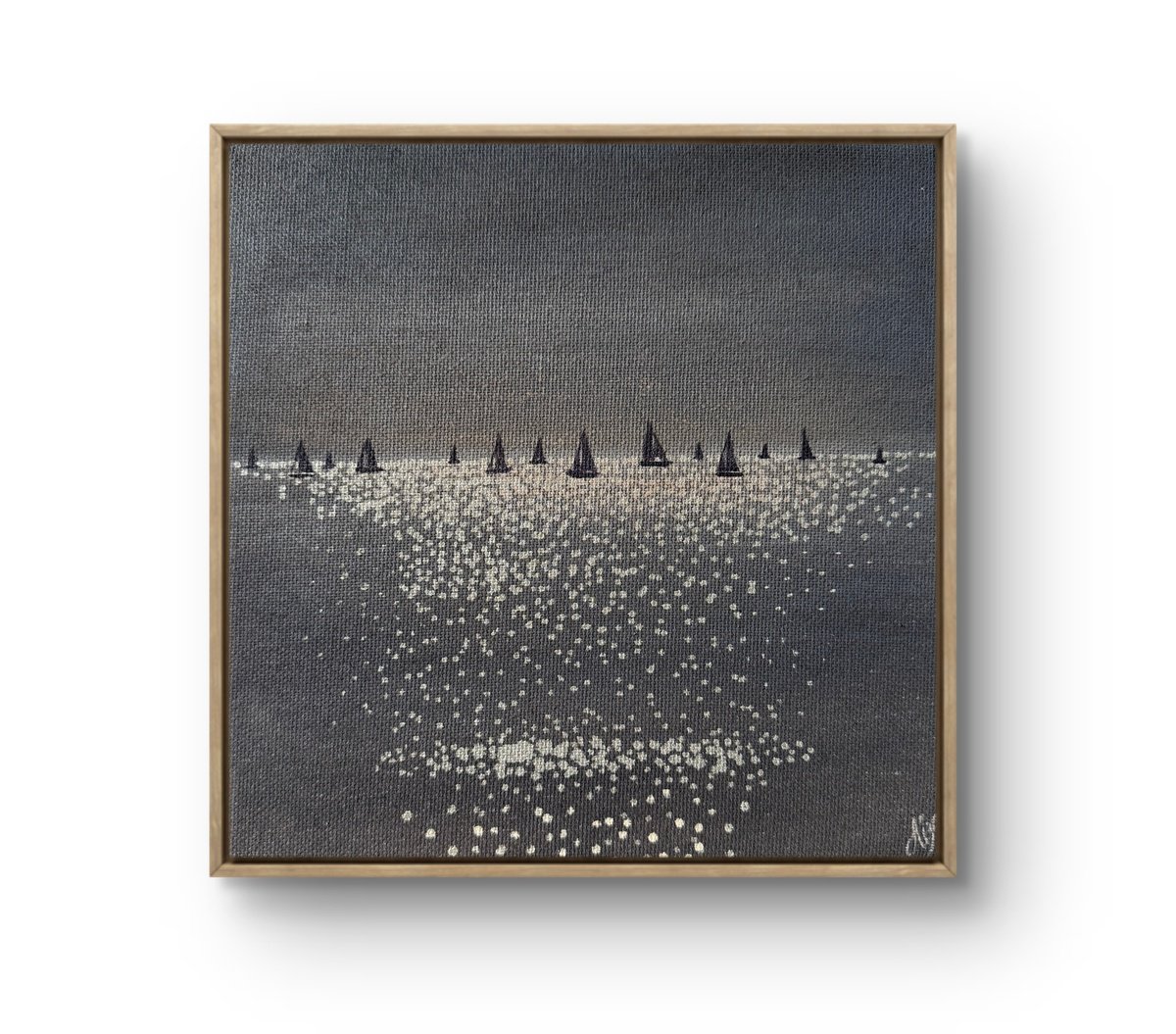 Silent Horizon By Aisylu Burangulova, 8 X 8, Artwork For Sale On Artfinder