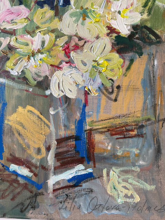 Flowers st the window