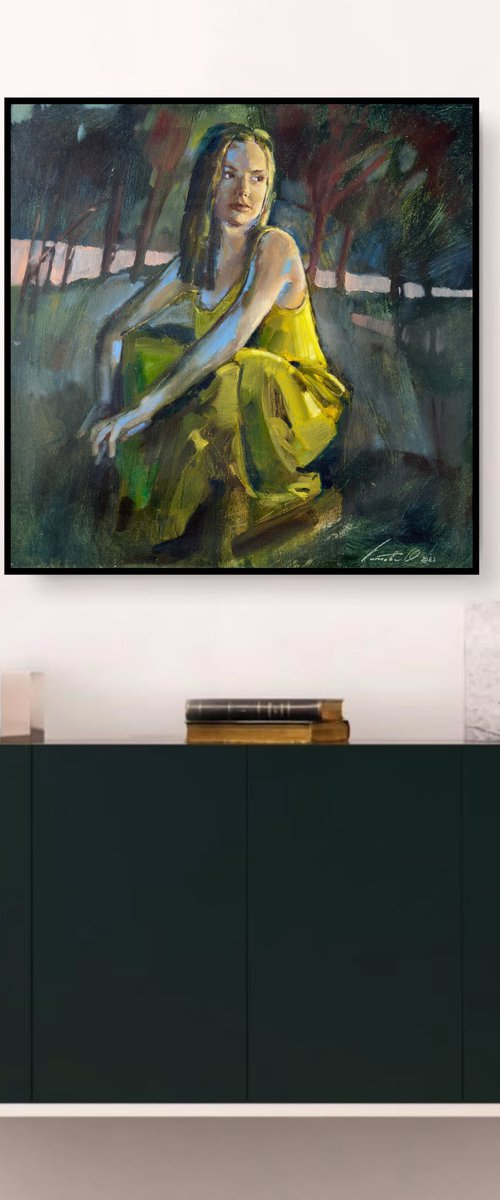 You made evening wonderful by Olha Laptieva