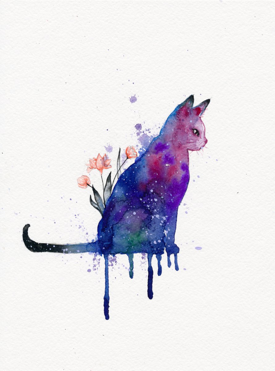 Cat_galaxy by Doriana Popa