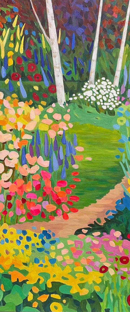 Flower Garden III by Christine Harrison