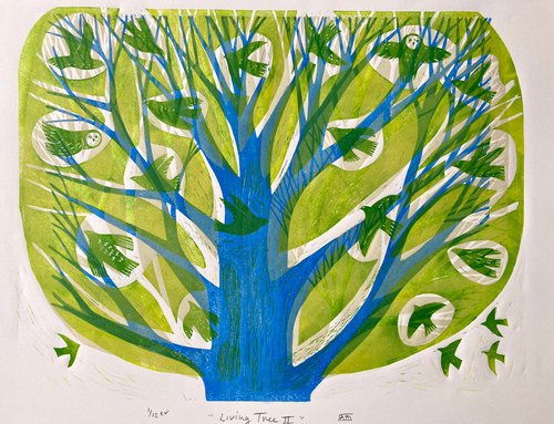 Living Tree II (Summer) by Alison  Headley