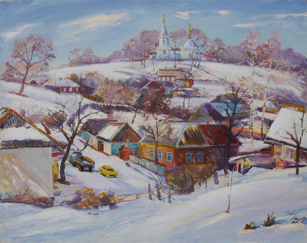On the hills of Sednev by Vyacheslav Onyshchenko
