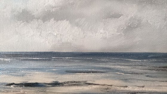 Rough Sea original oil 7"x5"